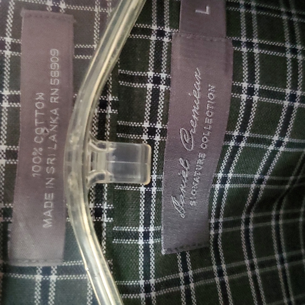 Daniel Cremieux signature collection plaid long sleeve shirt - Picture 4 of 6